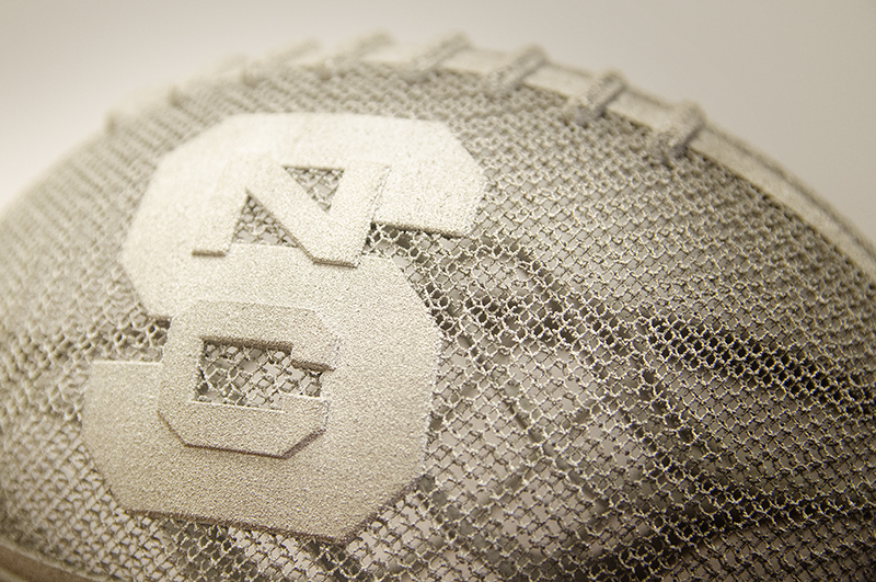 NC State 3D printed football